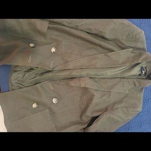 Army green blazer
